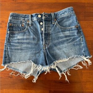Levi 501 High Rise Denim Short